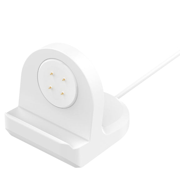 For Fitbit Ace LTE Smart Watch Silicone Charging Bracket(White)