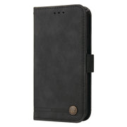 For Samsung Galaxy S25 Ultra 5G Skin Feel Life Tree Metal Button Leather Phone Case(Black)