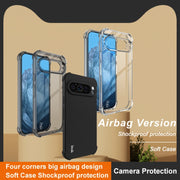 For Google Pixel 9 Pro XL imak Shockproof Airbag TPU Phone Case(Matte Black)
