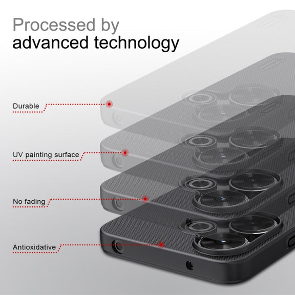 For Xiaomi Poco M6 4G NILLKIN Frosted PC Phone Case(Black)