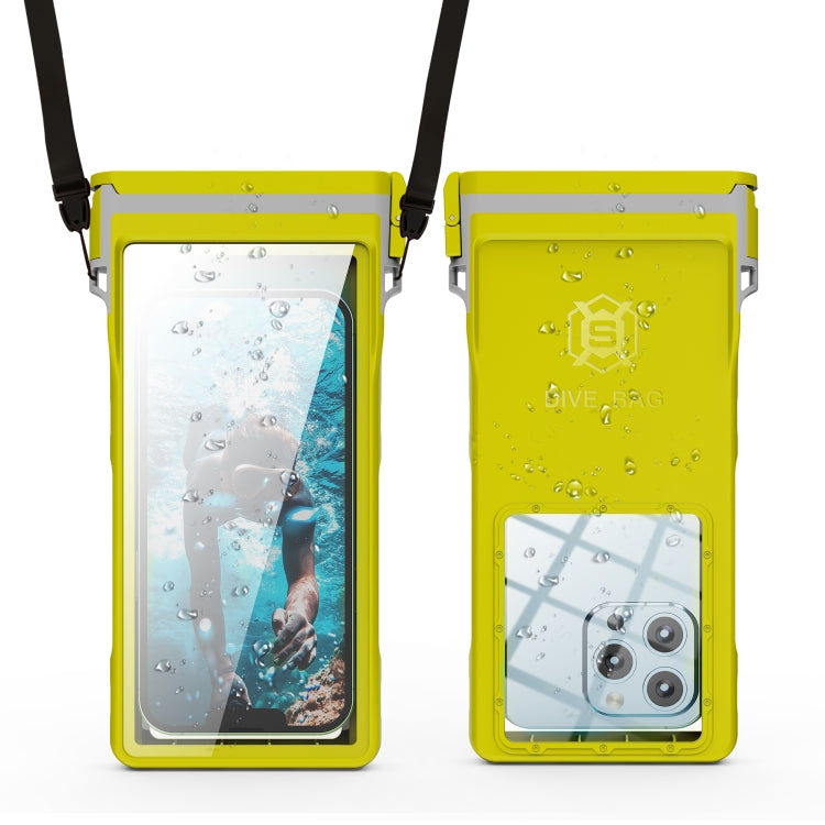 RedPepper 15m Depth Water-resistant Phone Diving Pouch with Suction Cup(Yellow)