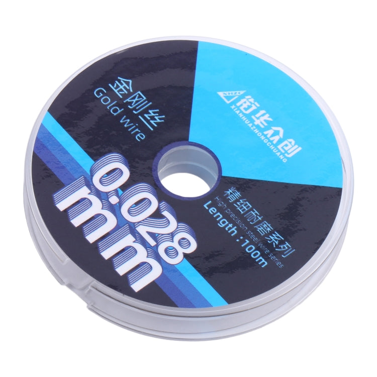 0.028mm x 100m Curved LCD Screen Separation Diamond Wire