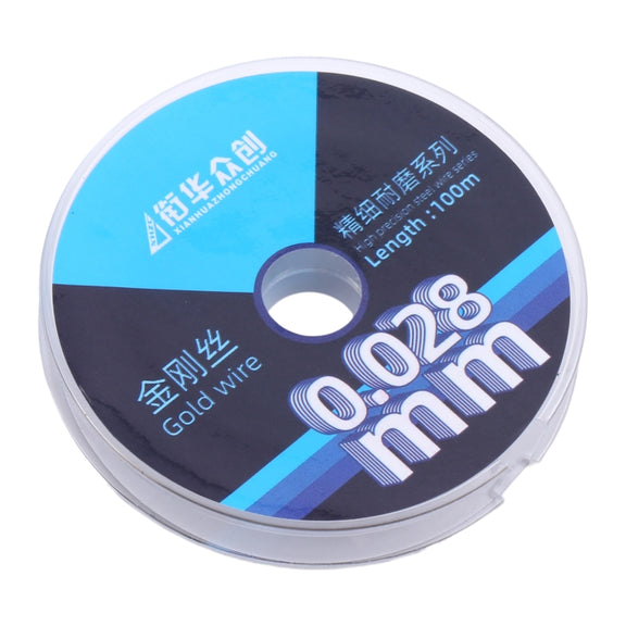 0.028mm x 100m Curved LCD Screen Separation Diamond Wire