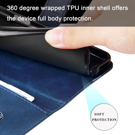 For Samsung Galaxy S25+ 5G Fashion Calf Texture Zipper Leather Phone Case(Blue)