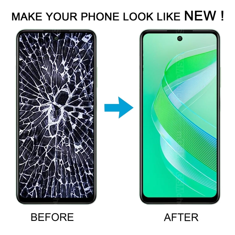 For Tecno Pop 8 BG6h OEM LCD Screen with Digitizer Full Assembly
