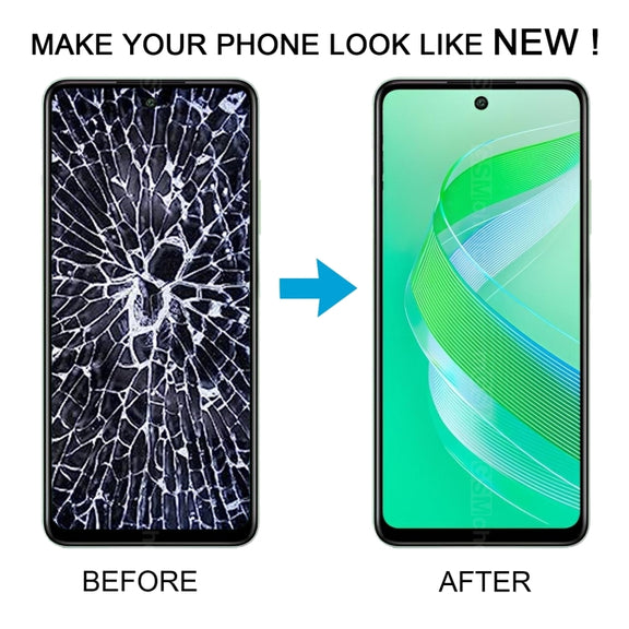 For Tecno Pop 8 BG6h OEM LCD Screen with Digitizer Full Assembly