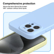For iPhone 16 Plus Precise Hole Liquid Silicone Jelly Color Full Coverage Phone Case(Caramel Brown)
