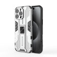 For iPhone 16 Pro Max Supersonic PC + TPU Holder Phone Case(White) - iPhone 16 Pro Max Cases by PMC TechLife | Online Shopping South Africa | PMC TechLife | Buy Now Pay Later Mobicred