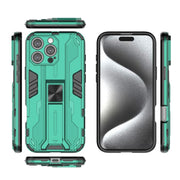 For iPhone 16 Pro Max Supersonic PC + TPU Holder Phone Case(Green)