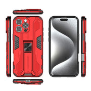 For iPhone 16 Pro Max Supersonic PC + TPU Holder Phone Case(Red)