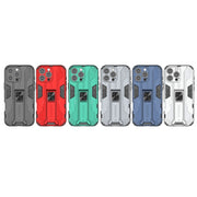 For iPhone 16 Pro Max Supersonic PC + TPU Holder Phone Case(Red)