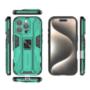 For iPhone 16 Pro Supersonic PC + TPU Holder Phone Case(Green)