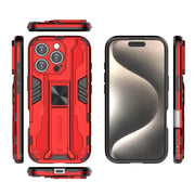 For iPhone 16 Pro Supersonic PC + TPU Holder Phone Case(Red)