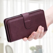 For Samsung Galaxy S25+ / S24+ 5G Multi-Function Wallet 10 Card Slots Leather Phone Case(Claret)