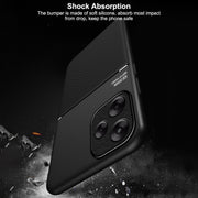 For Redmi K70 Ultra Classic Tilt Strip Grain Magnetic Shockproof PC + TPU Phone Case(Red)