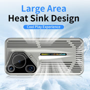 For Huawei Pura 70 Ultra Blade Cooling PC Full Coverage Phone Case(Titanium Silver)