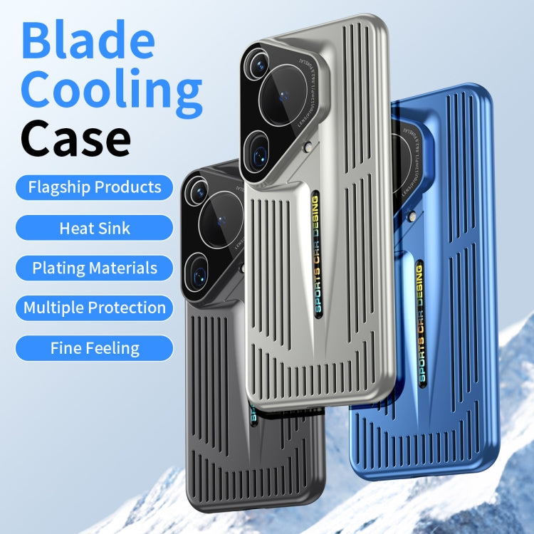For Huawei Pura 70 Ultra Blade Cooling PC Full Coverage Phone Case(Red)