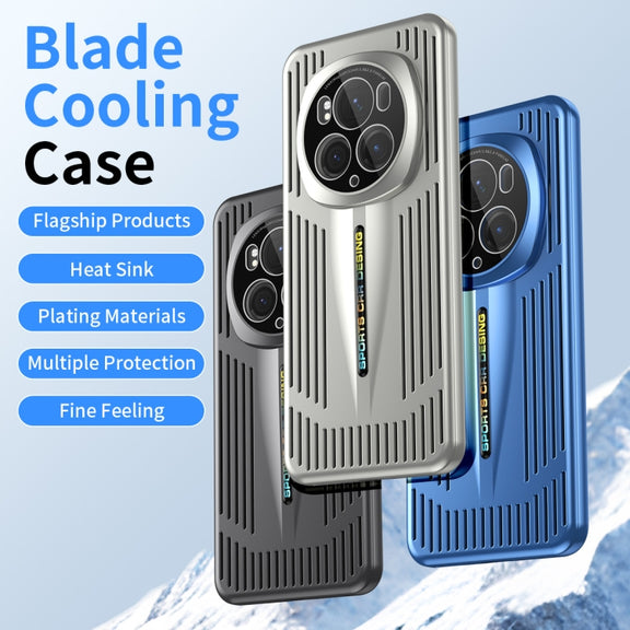 For Honor Magic6 Pro Blade Cooling PC Full Coverage Phone Case(Dark Purple)