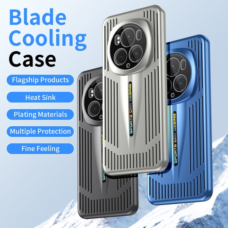 For Honor Magic6 Pro Blade Cooling PC Full Coverage Phone Case(Titanium Silver)