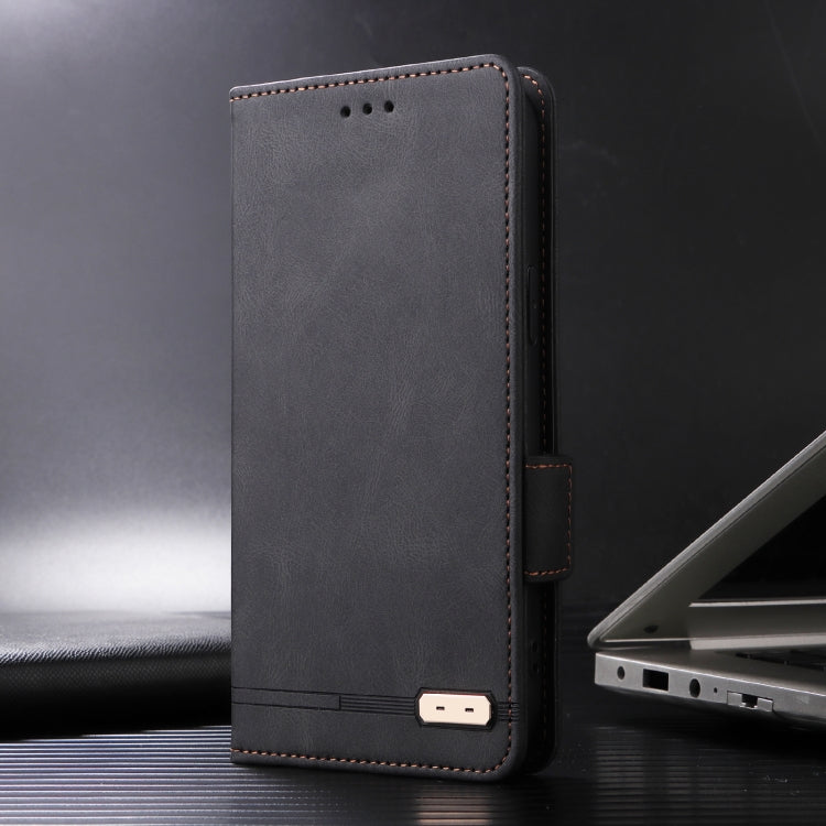 For iPhone SE 2024 Magnetic Clasp Leather Phone Case(Black)