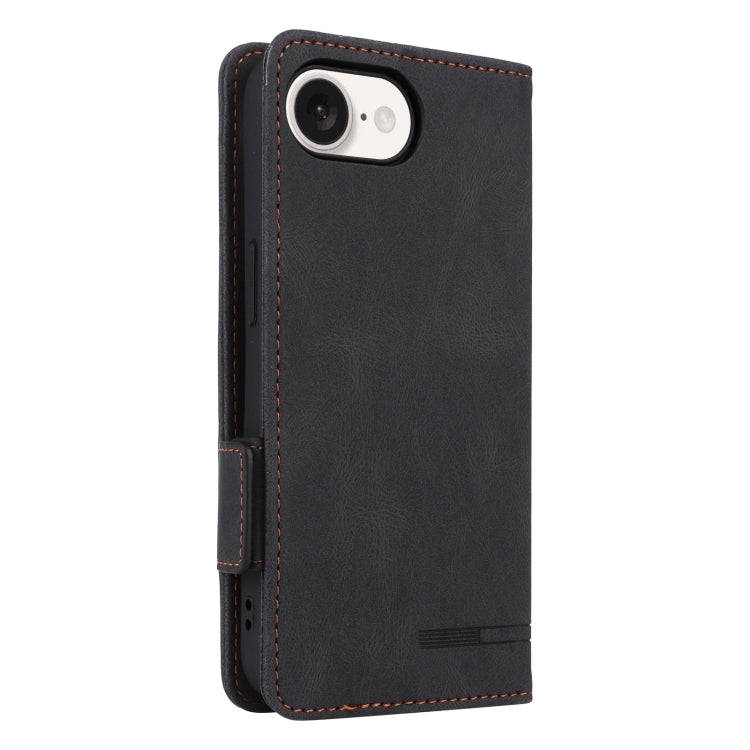 For iPhone SE 2024 Magnetic Clasp Leather Phone Case(Black)