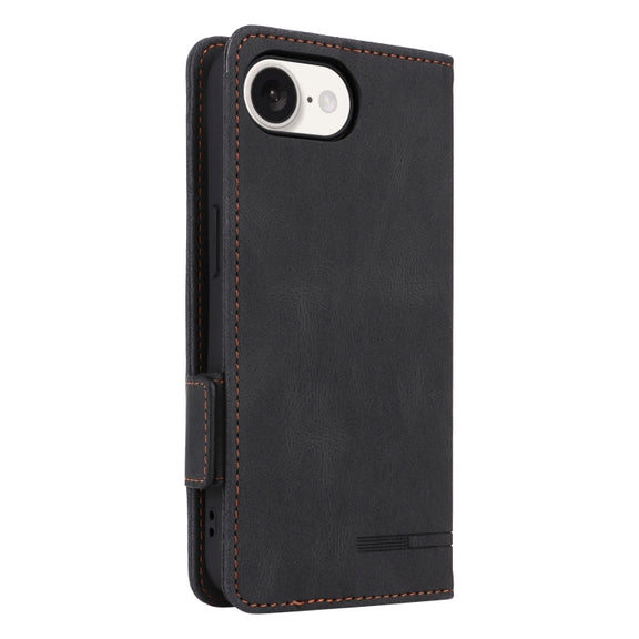 For iPhone SE 2024 Magnetic Clasp Leather Phone Case(Black)