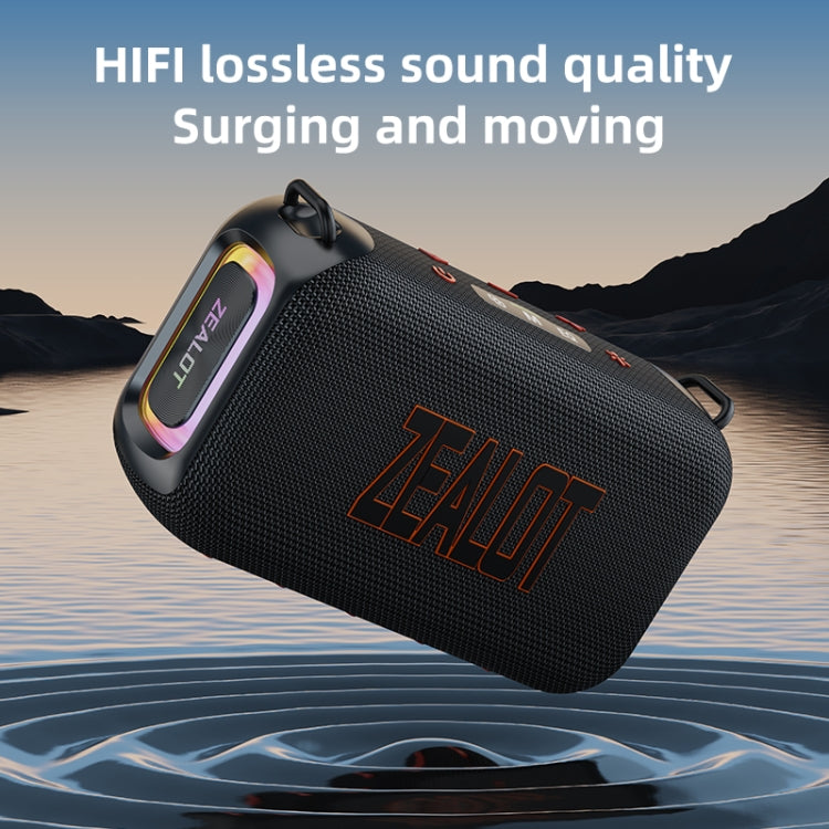 Zealot S85 50W Outdoor Water-resistant Portable Bluetooth Speaker(Black)