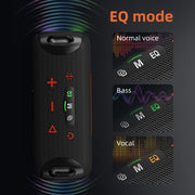 Zealot S85 50W Outdoor Water-resistant Portable Bluetooth Speaker(Black)