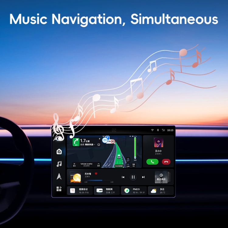 For Android Car Carplay Box Wired to Wireless Auto Conversion Adapter(Black)