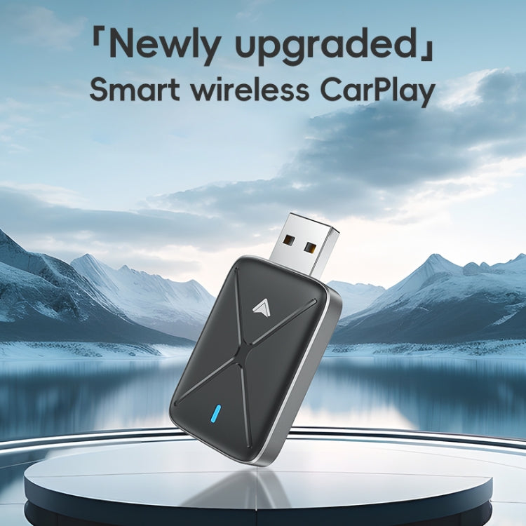 For Android Car Carplay Box Wired to Wireless Auto Adapter(Black)