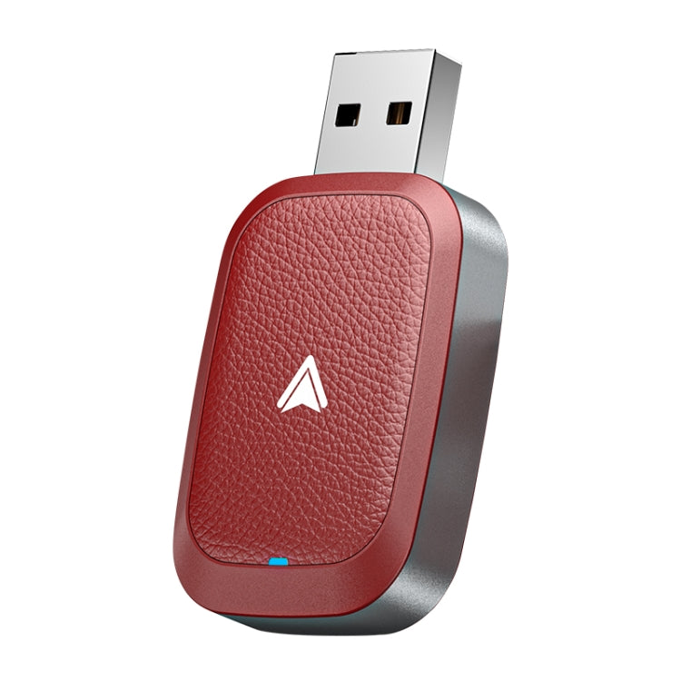For Android Car Carplay Box Wired to Wireless Auto Adapter(Red)