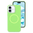For iPhone 16 Jelly Liquid Silicone MagSafe Magnetic Phone Case(Green) - iPhone 16 Cases by PMC TechLife | Online Shopping South Africa | PMC TechLife | Buy Now Pay Later Mobicred