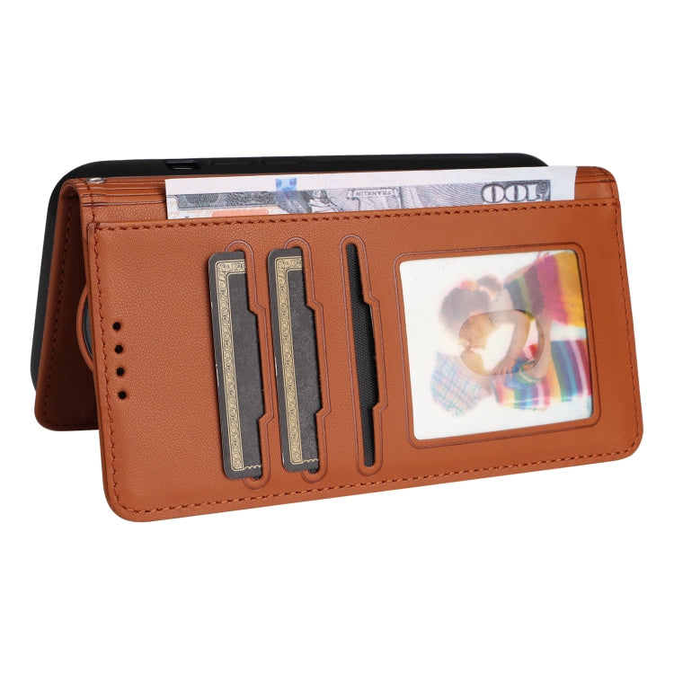 For Honor Magic6 Lite 5G BETOPNICE BN-005 2 in 1 Detachable Imitate Genuine Leather Phone Case(Brown)