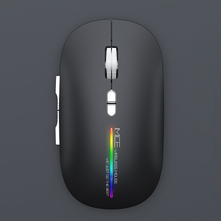 iMICE G901 Bluetooth Dual Mode 7-Button Silent Wireless Gaming Mouse(Black)