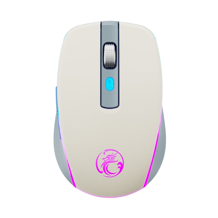 iMICE G903 2.4G Single Mode 6-key Silent Wireless Gaming Mouse(Beige)