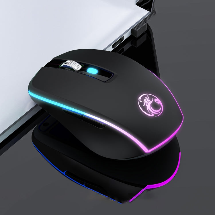 iMICE G903 Bluetooth Dual Mode 6-key Silent Wireless Gaming Mouse(Black)