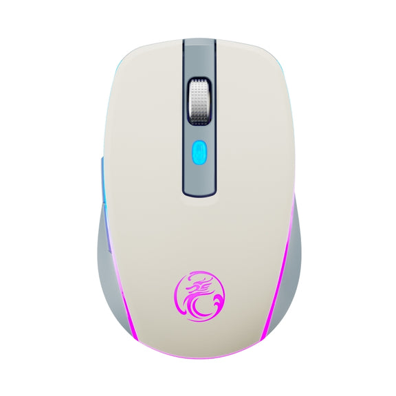 iMICE G903 Bluetooth Dual Mode 6-key Silent Wireless Gaming Mouse(Beige)