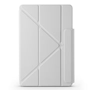 For Huawei MatePad Pro 11 2024 / 2022 Fixed Buckle Magnetic Deformation Leather Tablet Case(Grey)
