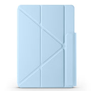 For Huawei MatePad 11.5 / 11.5S Fixed Buckle Magnetic Deformation Leather Tablet Case(Ice Blue)