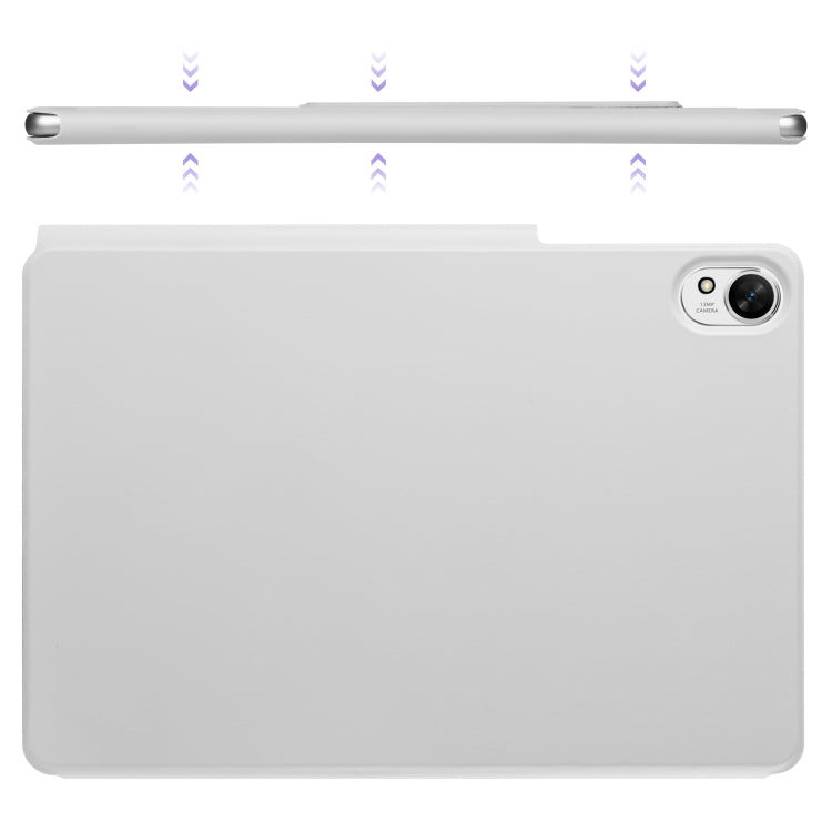 For Huawei MatePad 11.5 / 11.5S Fixed Buckle Magnetic Deformation Leather Tablet Case(Grey)