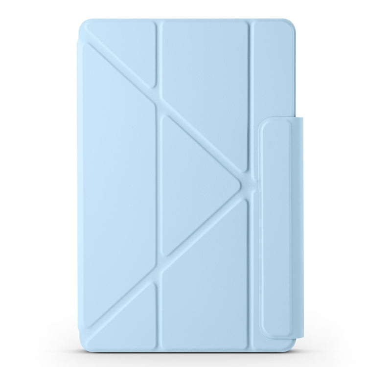 For Huawei MatePad Pro 13.2 2023 Fixed Buckle Magnetic Deformation Leather Tablet Case(Ice Blue)