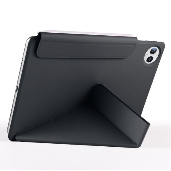 For Huawei MatePad Pro 13.2 2023 Fixed Buckle Magnetic Deformation Leather Tablet Case(Black)