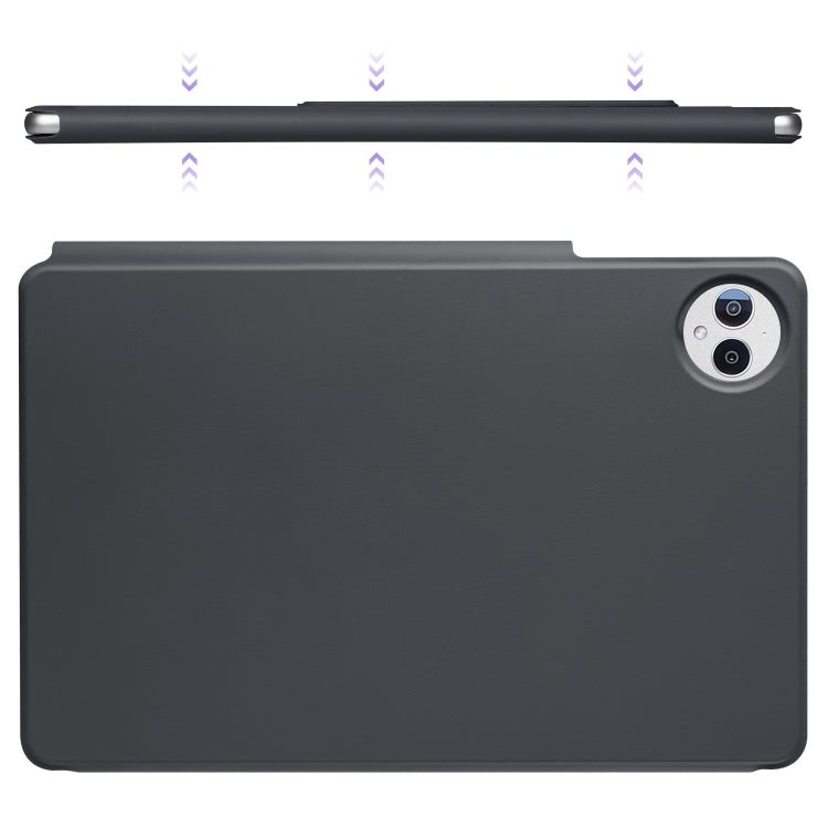 For Huawei MatePad Pro 13.2 2023 Fixed Buckle Magnetic Deformation Leather Tablet Case(Black)