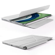 For Huawei MatePad Pro 13.2 2023 Fixed Buckle Magnetic Deformation Leather Tablet Case(Grey)