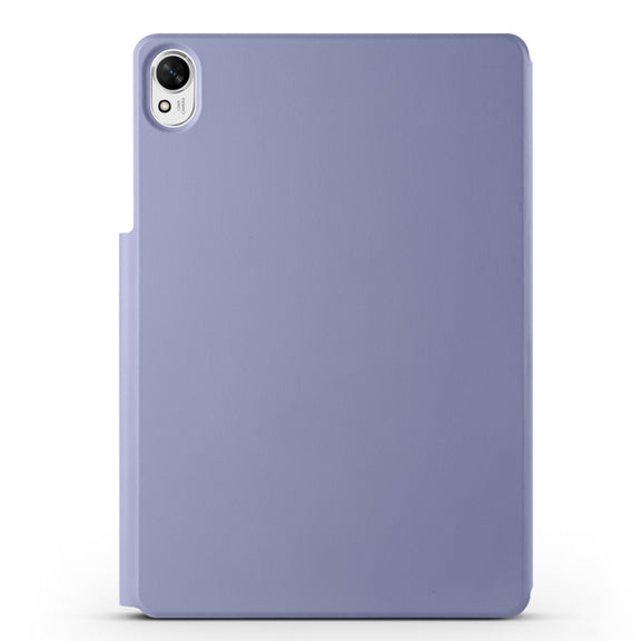 For Huawei MatePad Air 12 2024 Fixed Buckle Magnetic Deformation Leather Tablet Case(Lavender Purple)