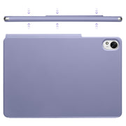 For Huawei MatePad Air 12 2024 Fixed Buckle Magnetic Deformation Leather Tablet Case(Lavender Purple)