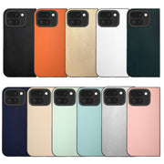 For Google Pixel 9 Pro Fold PU Leather Black Frame Full Coverage Phone Case(Gold)
