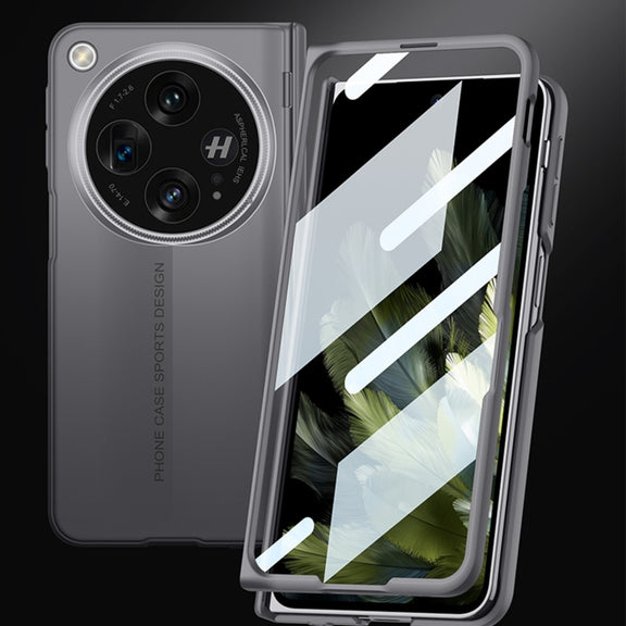For OnePlus Open GKK Integrated Magnetic Blade Ultra-thin Full Coverage Phone Case(Grey)