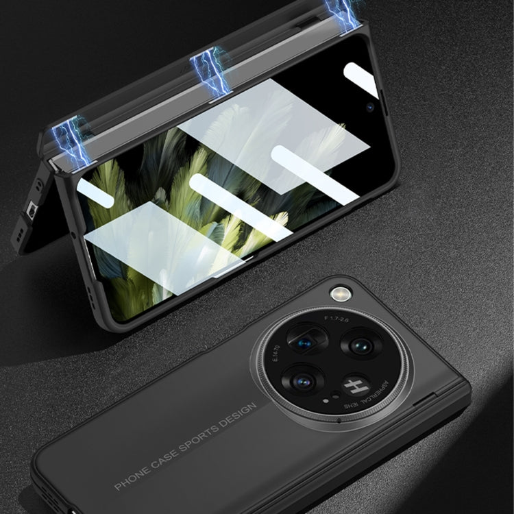 For OnePlus Open GKK Integrated Magnetic Blade Ultra-thin Full Coverage Phone Case(Grey)