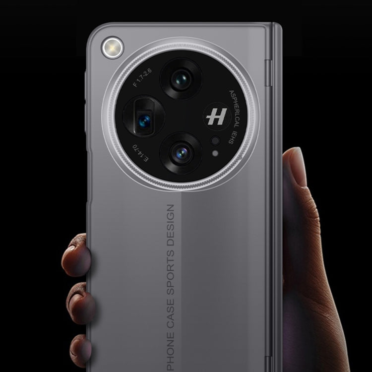 For OnePlus Open GKK Integrated Magnetic Blade Ultra-thin Full Coverage Phone Case(Black)